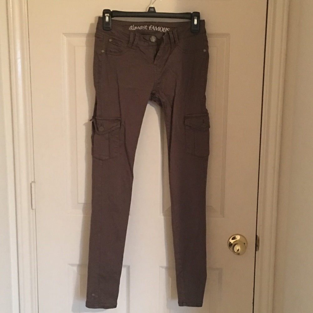 Army Green Skinny Pants